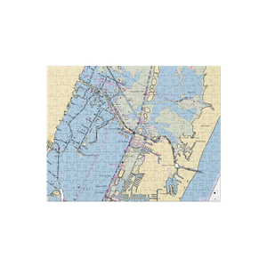 Marker 37 Marina (Corpus Christi, TX) NOAA Chart Jigsaw Puzzle