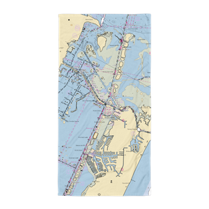 Marker 37 Marina (Corpus Christi, TX) NOAA Chart Towel