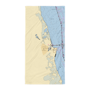 Port Mansfield Marina (Port Mansfield, TX) NOAA Chart Towel