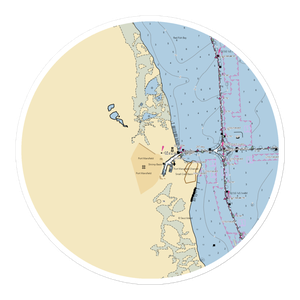 Port Mansfield Marina (Port Mansfield, TX) NOAA Chart Sticker