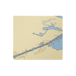 Oil Patch Fuel and Supply (Brownsville, TX) NOAA Chart  Gaming Mouse Pad