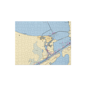 Laguna Madre Yacht Club (Harlingen, TX) NOAA Chart Jigsaw Puzzle