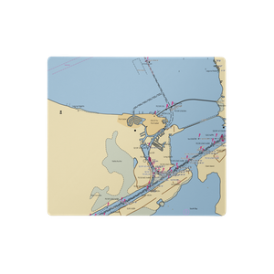 Laguna Madre Yacht Club (Harlingen, TX) NOAA Chart  Gaming Mouse Pad