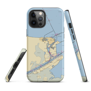 Pelican Point Marina and RV Park (Harlingen, TX) NOAA Chart  Tough iPhone Case