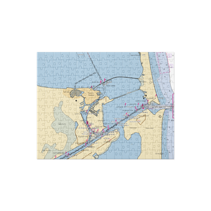 South Shore Bait & Tackle (Harlingen, TX) NOAA Chart Jigsaw Puzzle