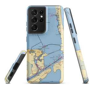 Pirate's Landing (Harlingen, TX) NOAA Chart Samsung Phone Case