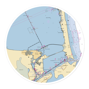 Pirate's Landing (Harlingen, TX) NOAA Chart Sticker