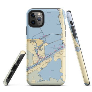 South Padre Boatyard (Harlingen, TX) NOAA Chart  Tough iPhone Case