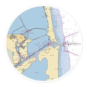 Sea Ranch Marina (Harlingen, TX) NOAA Chart Sticker