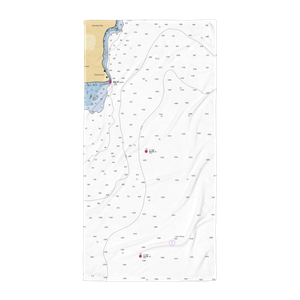 Tahoe tavern Mooring Field (Tahoe City, CA) NOAA Chart Towel