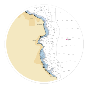 Meeks Bay Marina (Tahoma, CA) NOAA Chart Sticker