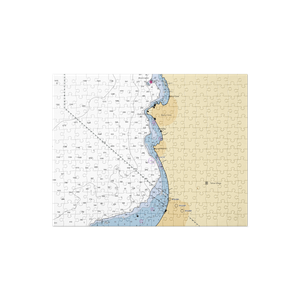 Round Hill Pines Marina (Zephyr Cove, NV) NOAA Chart Jigsaw Puzzle