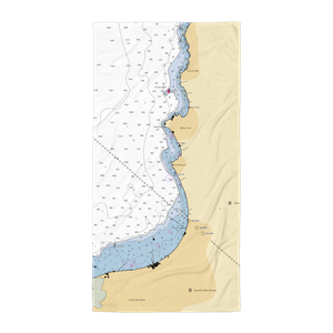 Round Hill Pines Marina (Zephyr Cove, NV) NOAA Chart Towel