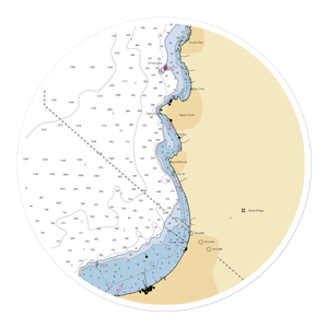 Round Hill Pines Marina (Zephyr Cove, NV) NOAA Chart Sticker