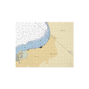 Ski Run Marina (South Lake Tahoe, CA) NOAA Chart Jigsaw Puzzle