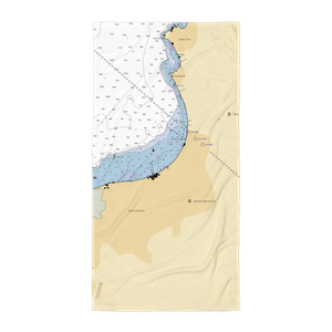 Ski Run Marina (South Lake Tahoe, CA) NOAA Chart Towel