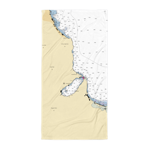 Emerald Bay Boat Camp (Tahoma, CA) NOAA Chart Towel