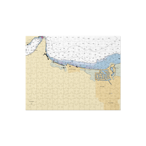 Camp Richardson Marina (South Lake Tahoe, CA) NOAA Chart Jigsaw Puzzle