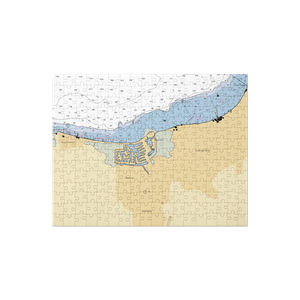 Tahoe Keys Marina & Yacht Club (South Lake Tahoe, CA) NOAA Chart Jigsaw Puzzle