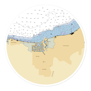 South Lake Tahoe Yacht Club (South Lake Tahoe, CA) NOAA Chart Sticker