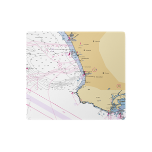 Redondo Beach Yacht Club (Torrance, CA) NOAA Chart  Gaming Mouse Pad