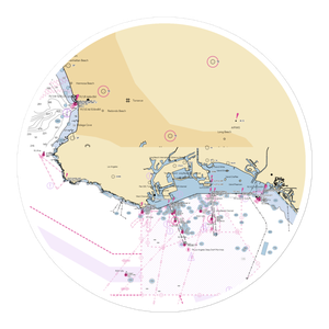 Leeward Bay Marina (Wilmington, CA) NOAA Chart Sticker