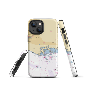 California Yacht Marina - Wilmington Marina (Wilmington, CA) NOAA Chart  Tough iPhone Case
