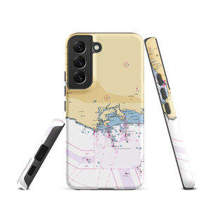 Island Yacht Anchorage (San Pedro, CA) NOAA Chart Samsung Phone Case