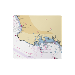 Island Yacht Anchorage (San Pedro, CA) NOAA Chart  Gaming Mouse Pad