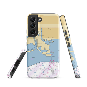 Harbor Light Yacht Club - Long Beach (Long Beach, CA) NOAA Chart Samsung Phone Case