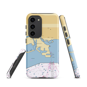 Harbor Light Yacht Club - Long Beach (Long Beach, CA) NOAA Chart Samsung Phone Case