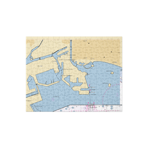 Harbor Light Yacht Club - Long Beach (Long Beach, CA) NOAA Chart Jigsaw Puzzle