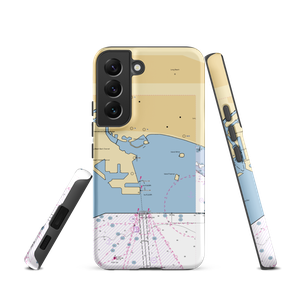 Long Beach Shoreline Marina (Long Beach, CA) NOAA Chart Samsung Phone Case