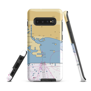 Long Beach Shoreline Marina (Long Beach, CA) NOAA Chart Samsung Phone Case