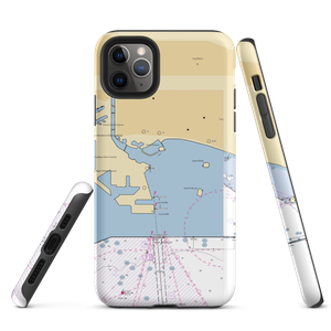 Long Beach Shoreline Marina (Long Beach, CA) NOAA Chart  Tough iPhone Case