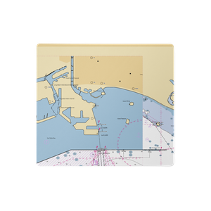 Long Beach Shoreline Marina (Long Beach, CA) NOAA Chart  Gaming Mouse Pad