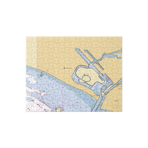 Little Ships Fleet Yacht Club (Long Beach, CA) NOAA Chart Jigsaw Puzzle