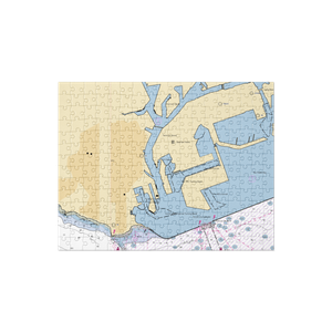 Los Angeles Maritime Museum (San Pedro, CA) NOAA Chart Jigsaw Puzzle