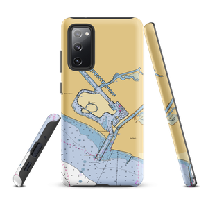 Long Beach Yacht Club (Long Beach, CA) NOAA Chart Samsung Phone Case