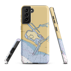 Long Beach Yacht Club (Long Beach, CA) NOAA Chart Samsung Phone Case