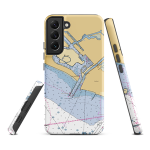 Alamitos Bay-Long Beach Marina (Long Beach, CA) NOAA Chart Samsung Phone Case