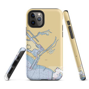 Navy Yacht Club Long Beach (Long Beach, CA) NOAA Chart  Tough iPhone Case