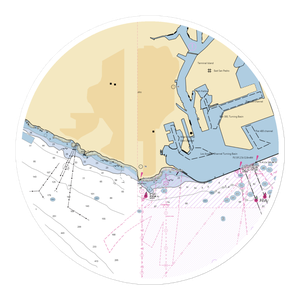 Holiday Harbor Cabrillo Marina (San Pedro, CA) NOAA Chart Sticker