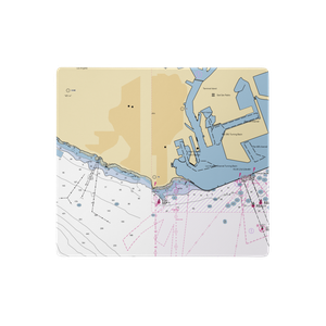 California Yacht Marina - Cabrillo Marina (San Pedro, CA) NOAA Chart  Gaming Mouse Pad