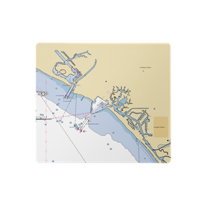 Mariners Point Fuel Dock (Long Beach, CA) NOAA Chart  Gaming Mouse Pad