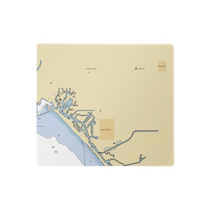 SeaGate Yacht Club (Long Beach, CA) NOAA Chart  Gaming Mouse Pad