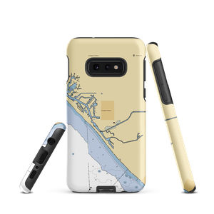 Huntington Harbour Marina (Long Beach, CA) NOAA Chart Samsung Phone Case