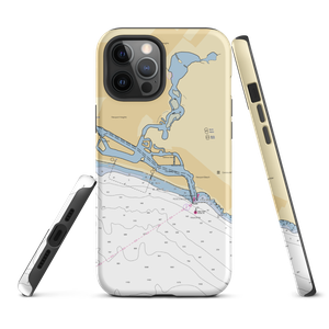 Newport Harbor Patrol Guest Dock (Newport Beach, CA) NOAA Chart  Tough iPhone Case