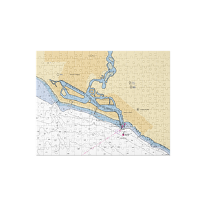 Newport Harbor Patrol Guest Dock (Newport Beach, CA) NOAA Chart Jigsaw Puzzle