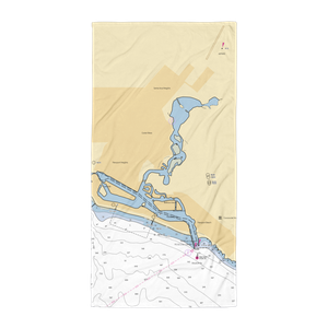 Newport Dunes Waterfront Resort & Marina (Newport Beach, CA) NOAA Chart Towel